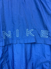 Vintage 90s Nike Mini Swoosh Spellout Blue Windbreaker