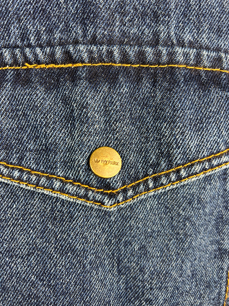 Adidas X Ivy Park Dark Blue Denim Jacket