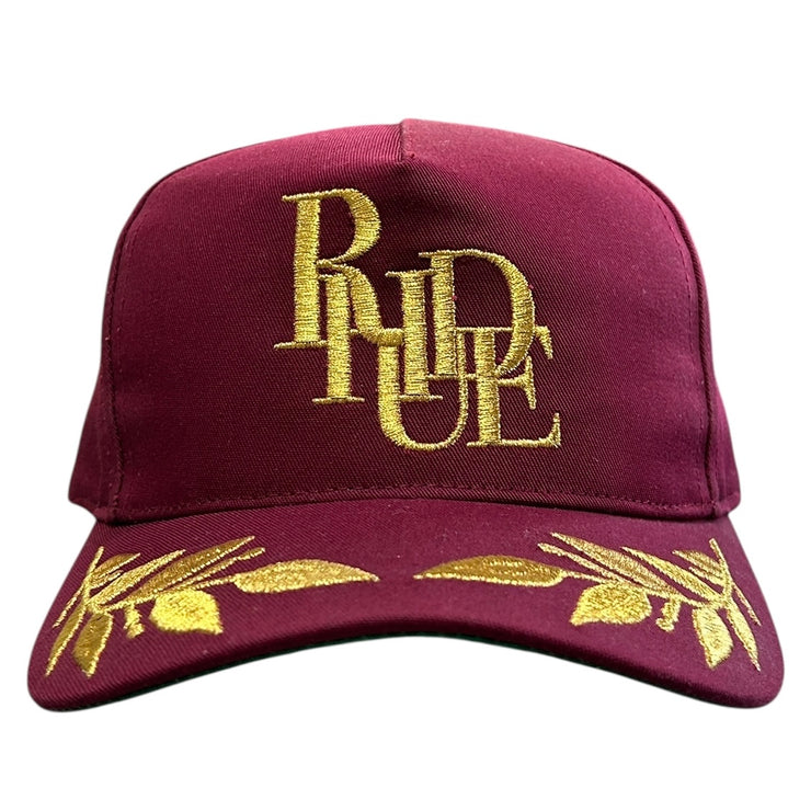 Rhude Podium Maroon Snapback Hat