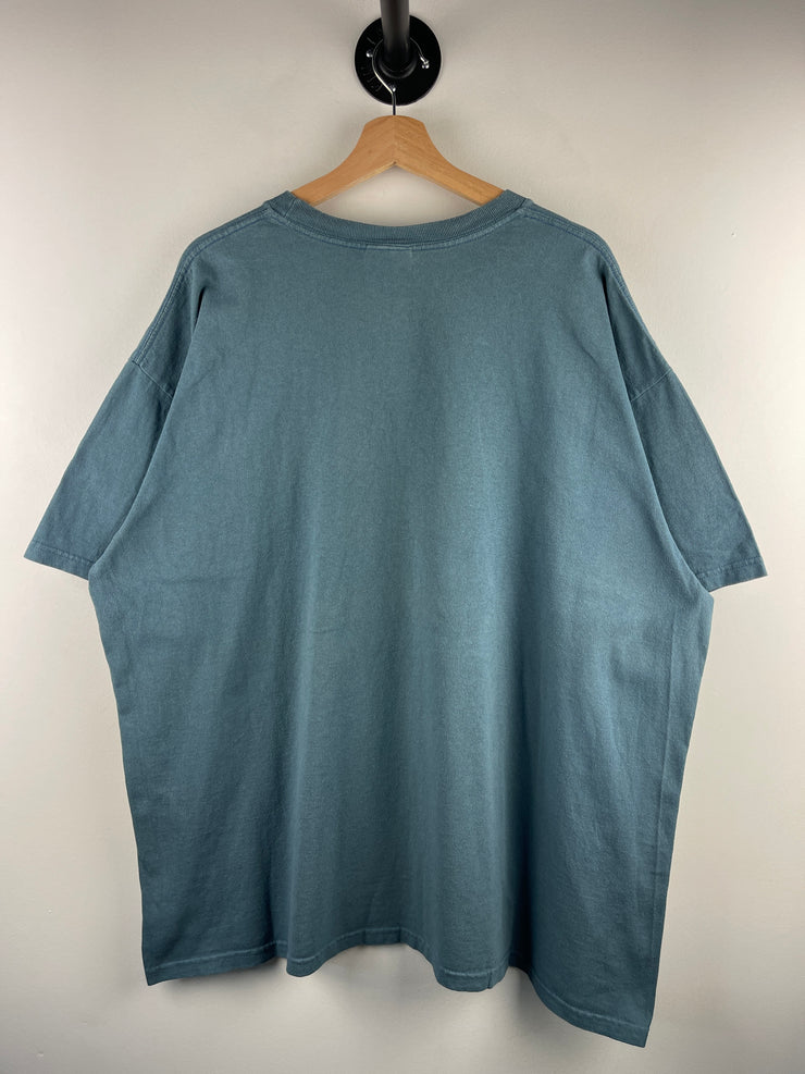 Vintage Nike Mini Swoosh Steel Blue Tee