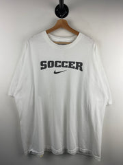 Vintage Nike Soccer White Tee