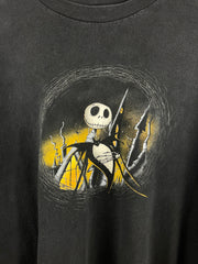 Vintage 90s Disney The Nightmare Before Christmas Black Long Sleeve