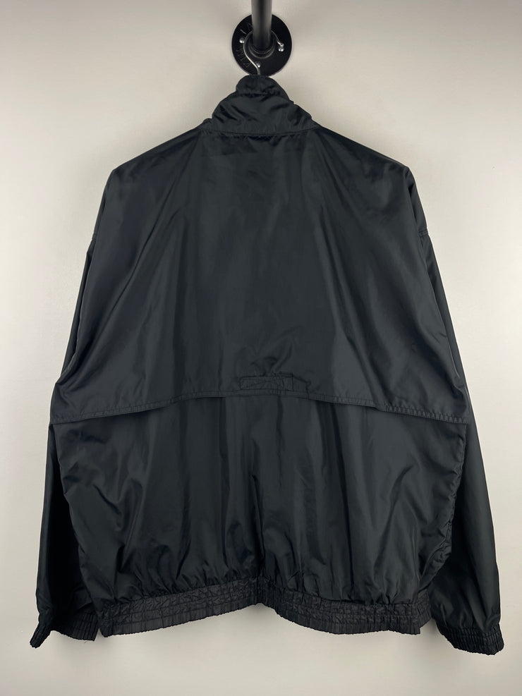 Vintage 90s Puma University Of Waterloo Soccer Black Windbreaker