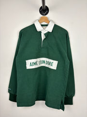 Aime Leon Dore Green Polo Rugby Long Sleeve