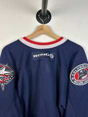 Vintage 90's NHL Koho Columbus Blue Jackets Navy Hockey Jersey