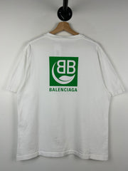 Balenciaga Bio Leaf White Tee