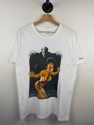 Supreme SS17 Vampirella White Tee