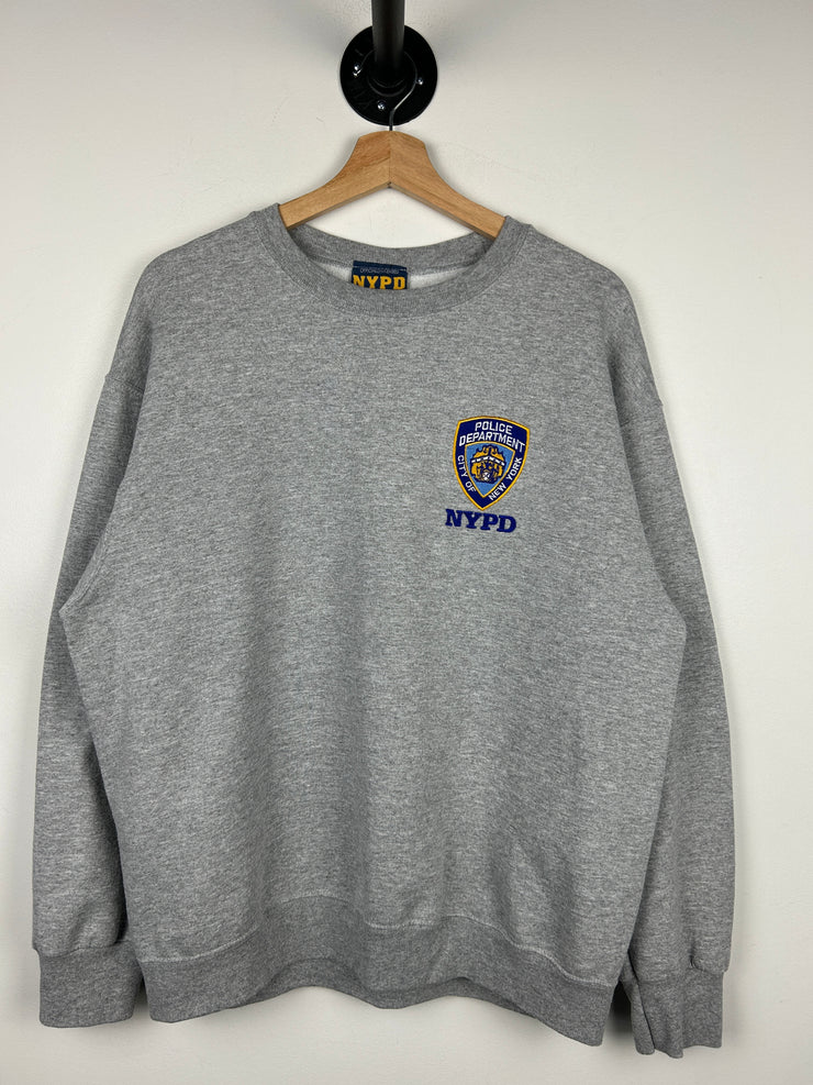 Vintage NYPD Police Department Grey Crewneck