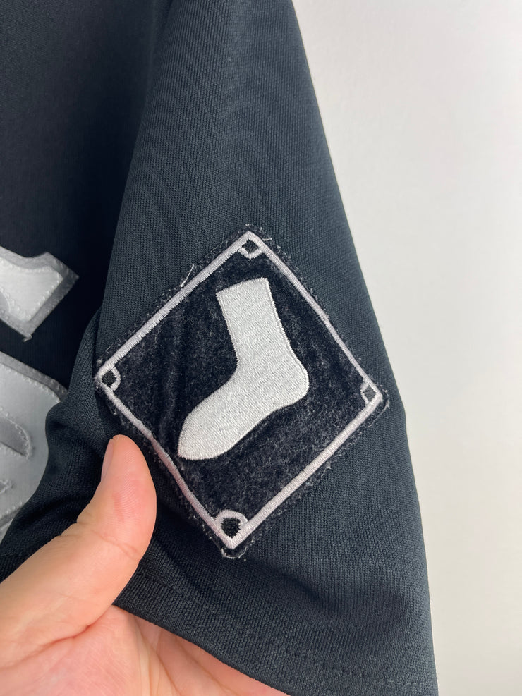 Vintage 90s MLB Ravens Chicago White Sox Black Baseball Jersey