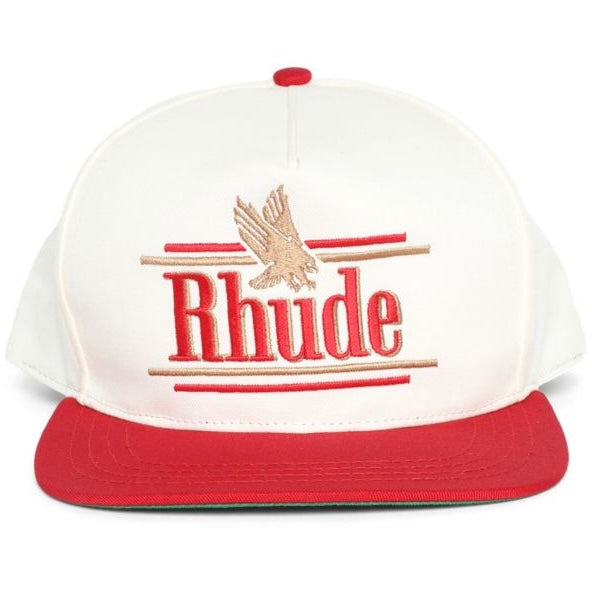 Rhude Rossa Logo Structured Snapback Hat