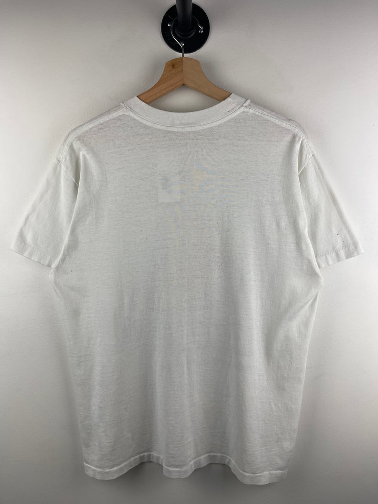 Vintage 90s Garfield Moody White Tee