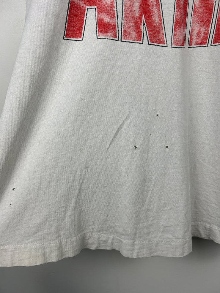 Vintage 80s Akira Fashion Victim Kimono My House Anime Promo White Tee