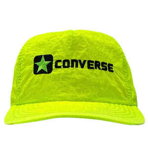 Vintage 90s Converse Neon Green Nylon Snapback Hat