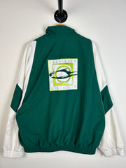 Vintage 90's Nike Challenge Court Green & White Windbreaker