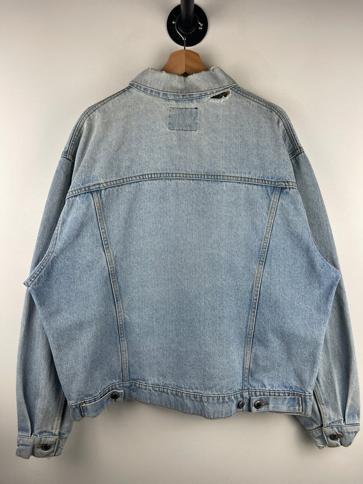 Vintage Wrangler Hero Light Wash Blue Denim Jacket