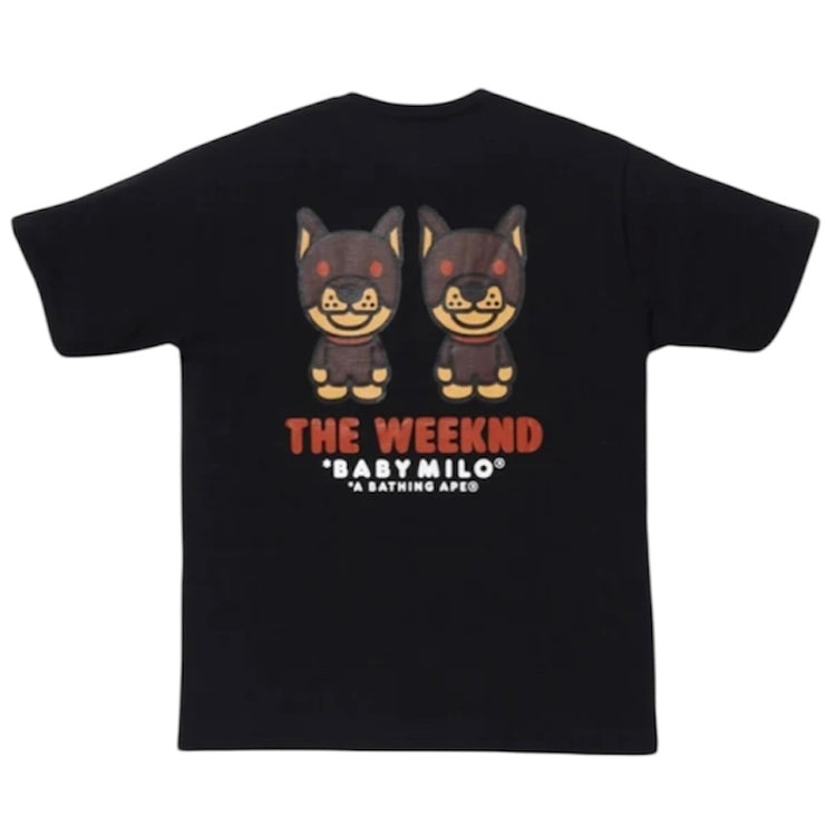 Bape X XO The Weeknd SS20 Black Tee