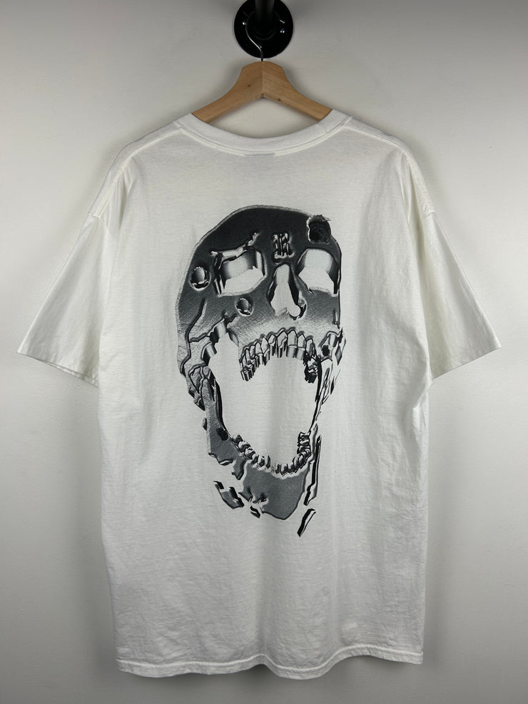 Revenge Bullet White Tee