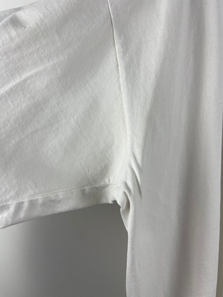 Vintage Nike Golf Swoosh Mock Neck White Long Sleeve