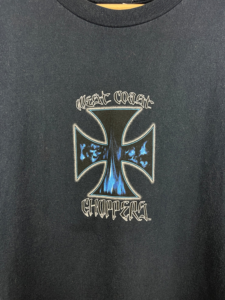 Vintage West Coast Choppers Motorcycle Navy Tee