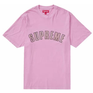 Supreme SS24 Cracked Arc Pink Tee