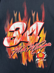 Vintage 90s Nascar Mike Mclaughlin Royal Oak Black Tee
