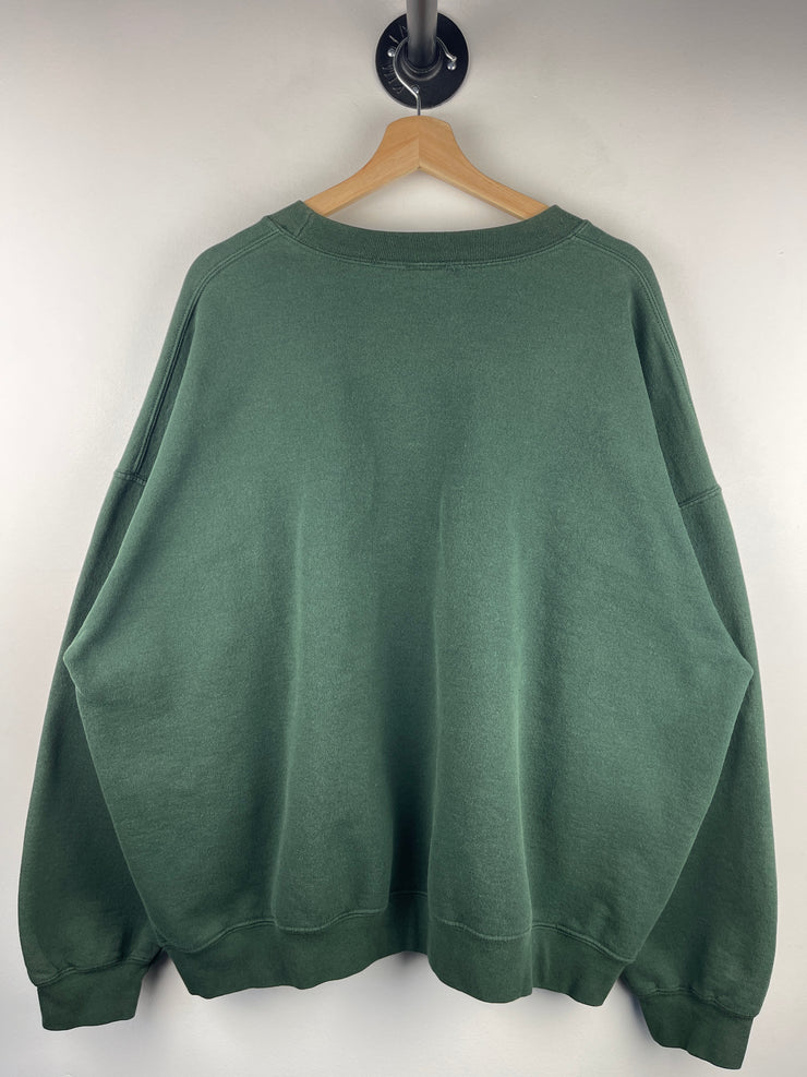 Vintage NFL Green Bay Packers Football Green Crewneck