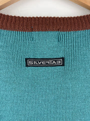 Vintage Levis Silver Tab Brown & Blue Knit Sweater