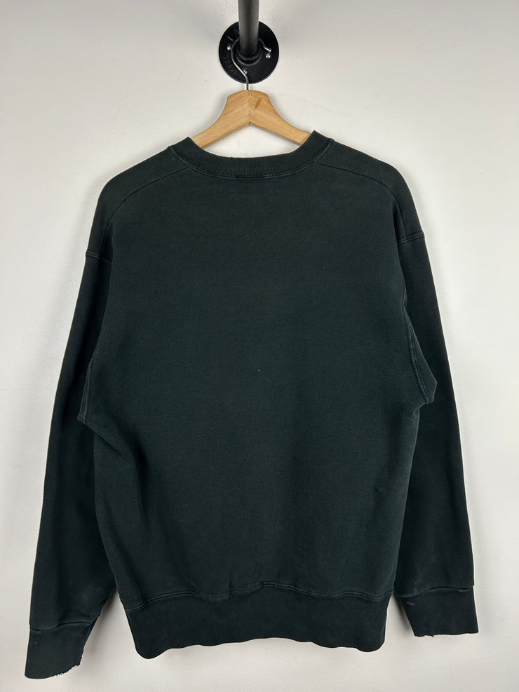Vintage 90s NFL Pro Player Pittsburgh Steelers Black Crewneck