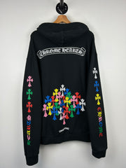 Chrome Hearts Multi Colour Cross Black Hoodie