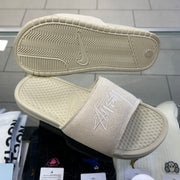 Nike X Stussy Benassi Slide Fossil