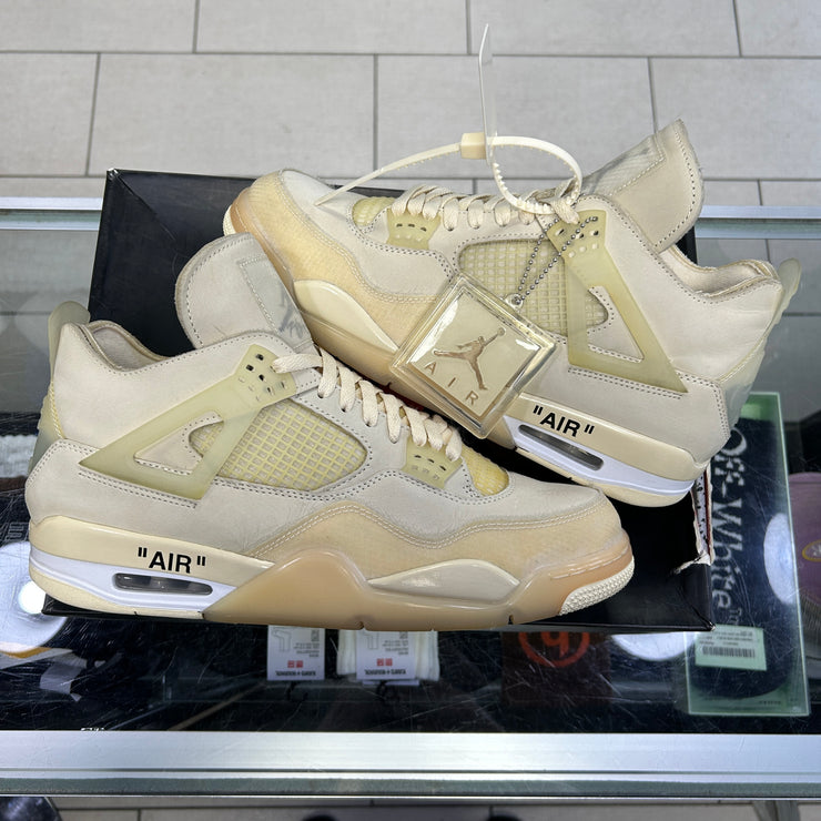 Jordan 4 x Off White Sail