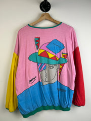 Vintage 1988 Max Peters Art Reversible Crewneck