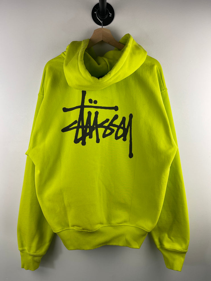 Stussy Script Neon Zip Up Hoodie