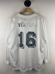 Vintage 90s Nike Penn State White Long Sleeve Soccer Jersey