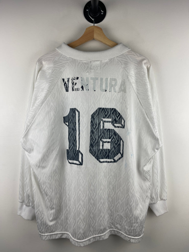 Vintage 90s Nike Penn State White Long Sleeve Soccer Jersey