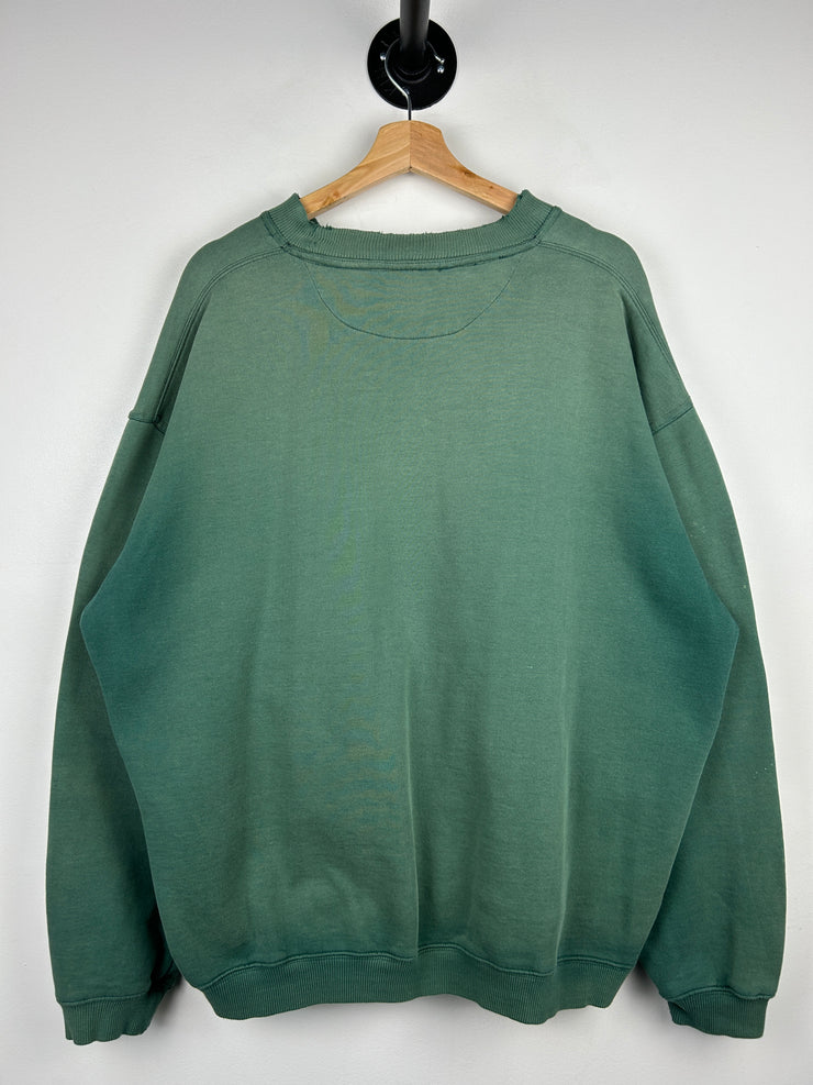 Vintage Bass Co. Faded Green Crewneck