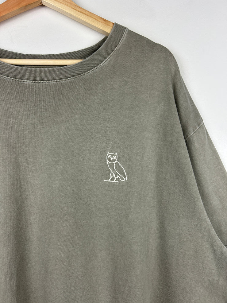 OVO Owl Washed Grey Tee