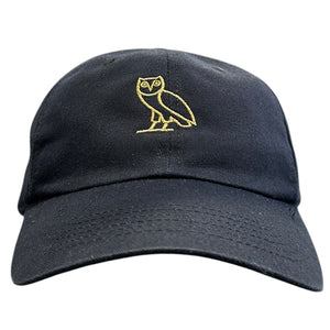OVO Owl Black Strapback Hat