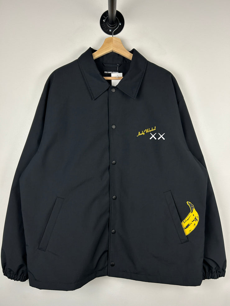 Kaws Warhol Coaches Black Jacket