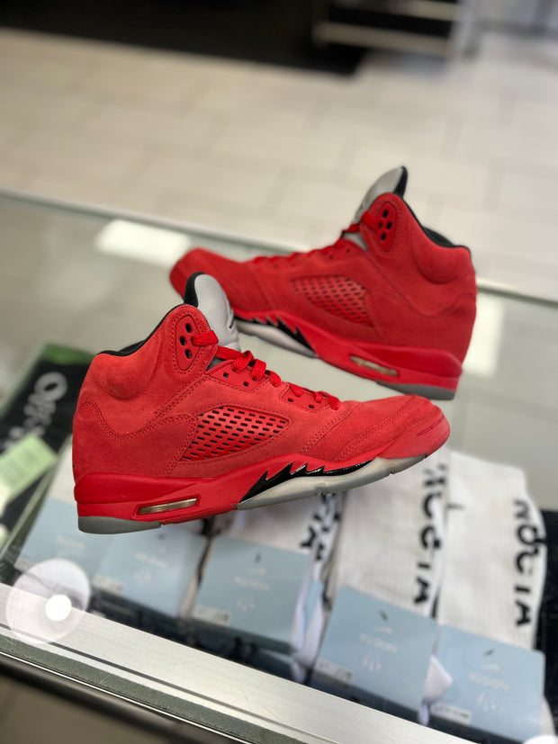 Jordan 5 Red Suede