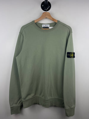 Stone Island Patch Sage Crewneck
