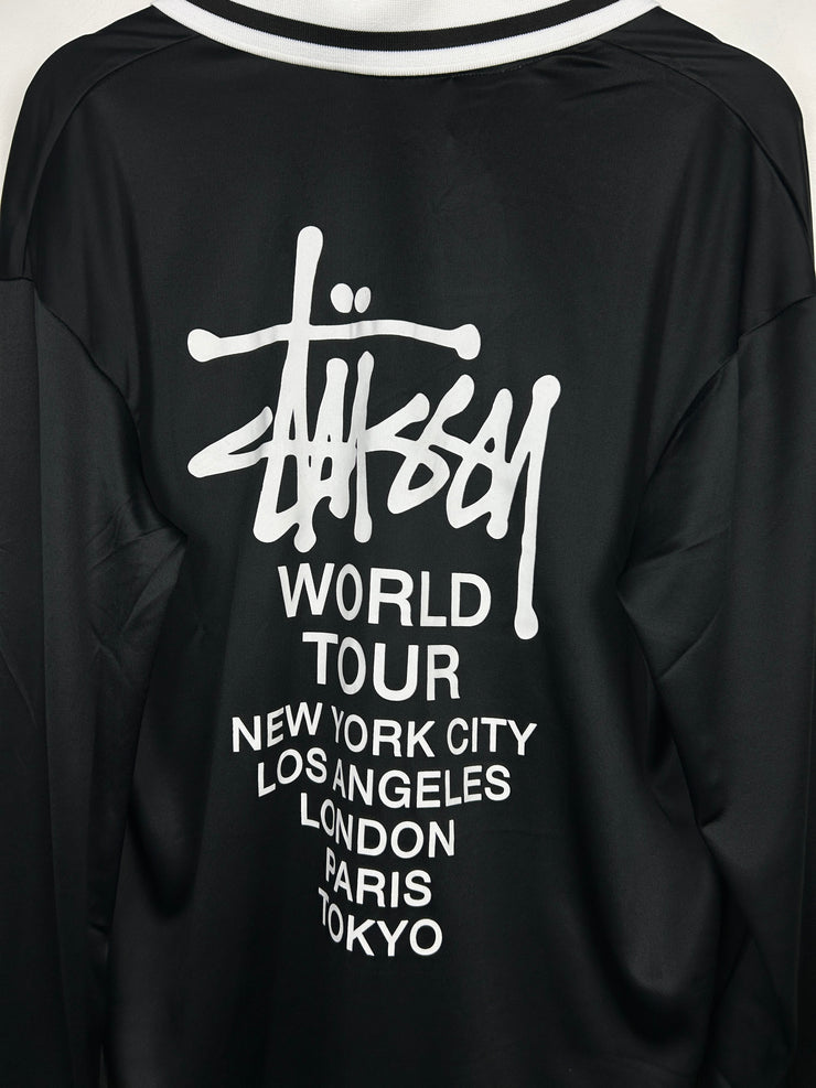 Stussy Football Black Long Sleeve Jersey