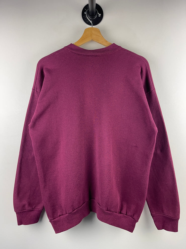 Vintage 90s NFL Logo 7 Washington Redskins Burgundy Crewneck