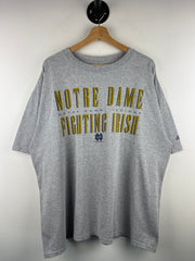 Vintage Adidas Notre Dame Fighting Irish Grey Tee