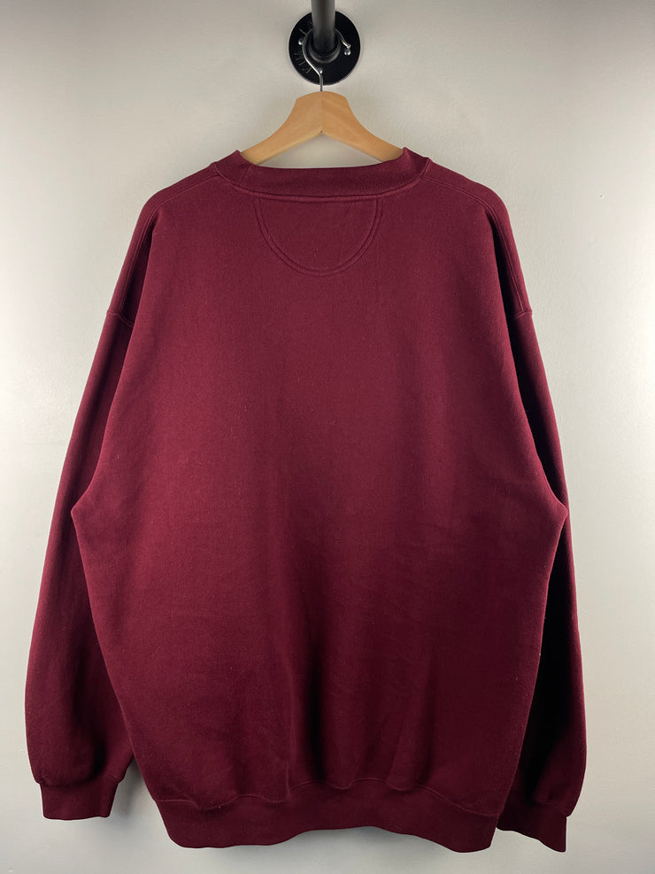 Vintage 90s Hard Rock Café San Francisco Burgundy Crewneck