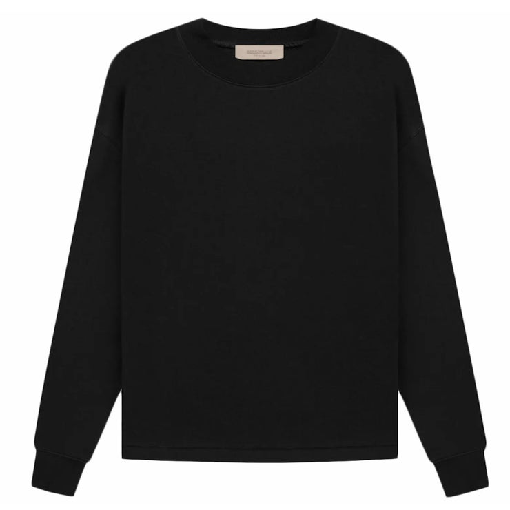 Fear Of God Essentials Strech Limo Black Relaxed Crewneck