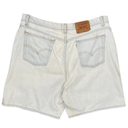 Vintage 90s Levis 522 Light Wash Blue Denim Shorts