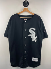 Vintage 90s MLB Ravens Chicago White Sox Black Baseball Jersey