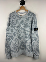 Stone Island Loom Camo Crewneck