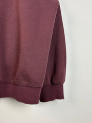 Vintage Y2K Nike Spellout Burgundy Hoodie